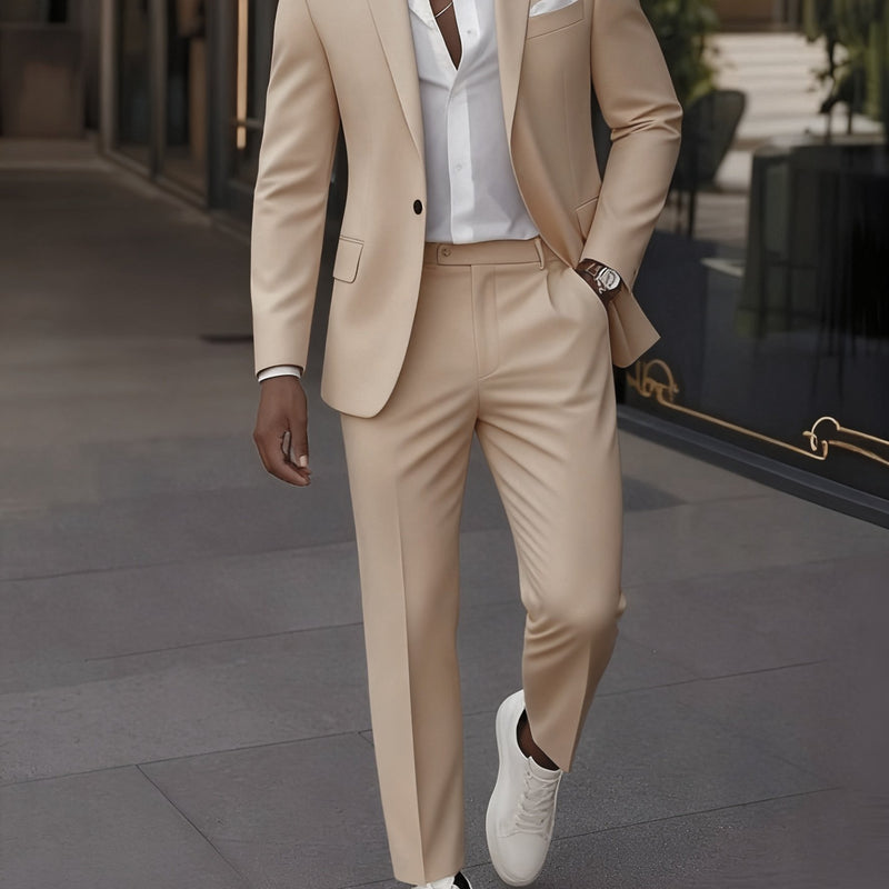 Men’s 2pcs Classic Suit Set.