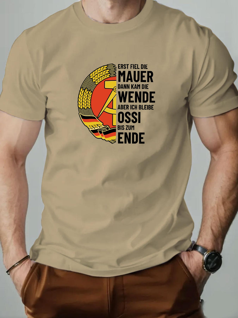 Men's Casual Crew Neck Short T-Shirt.