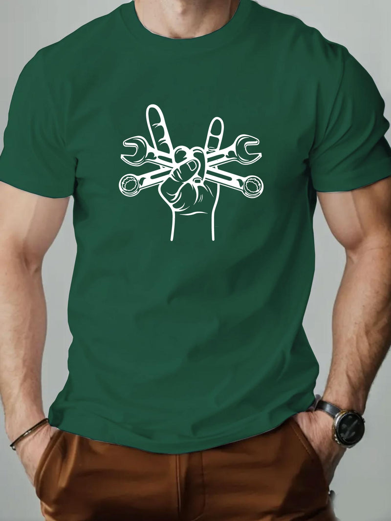 Men's Summer Casual Short-Sleeve T-Shirt.