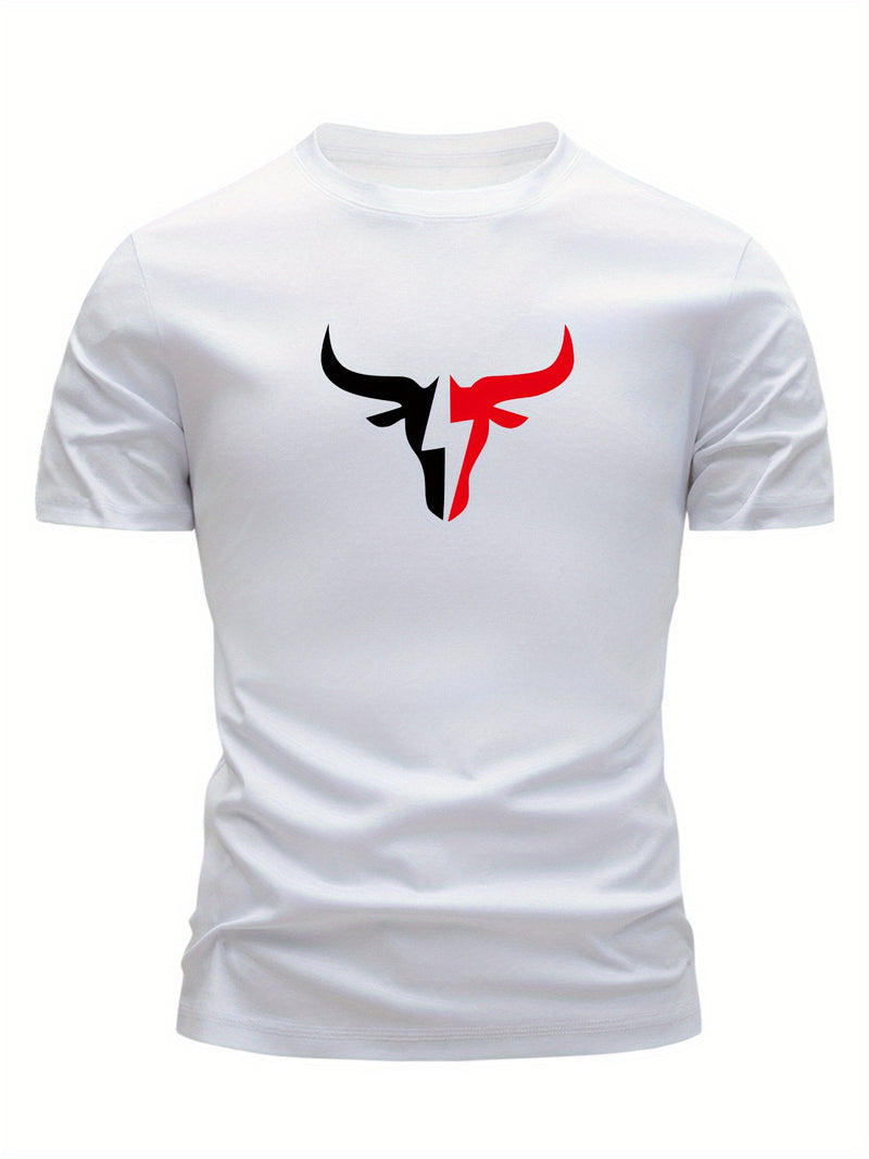 3pcs Men’s T-shirt Cotton New Fashionable Summer Essential Top.