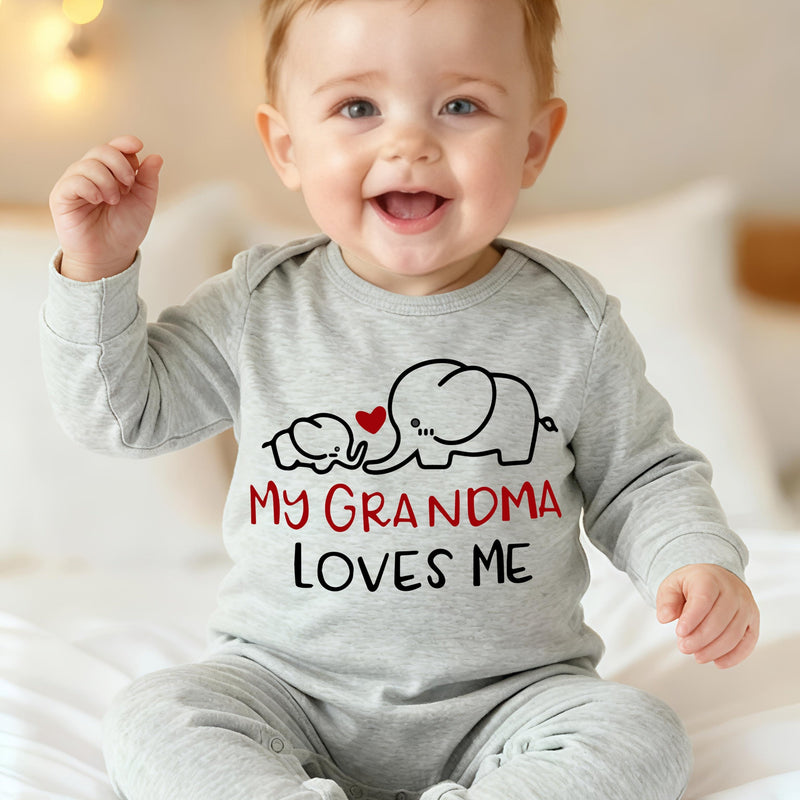 My Grandma Loves Me Valentine's Day Letter Print.