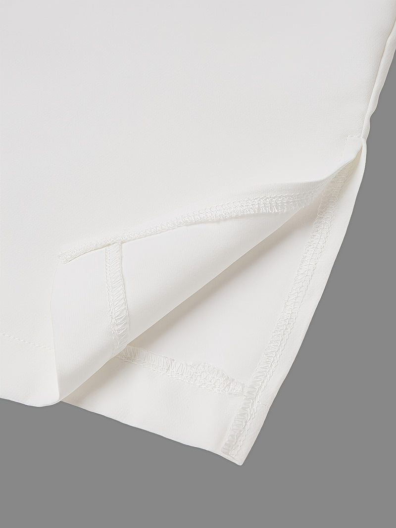 Elegant Four Seasons New Men's 2pcs Set, Long Sleeve, Stand Collar.