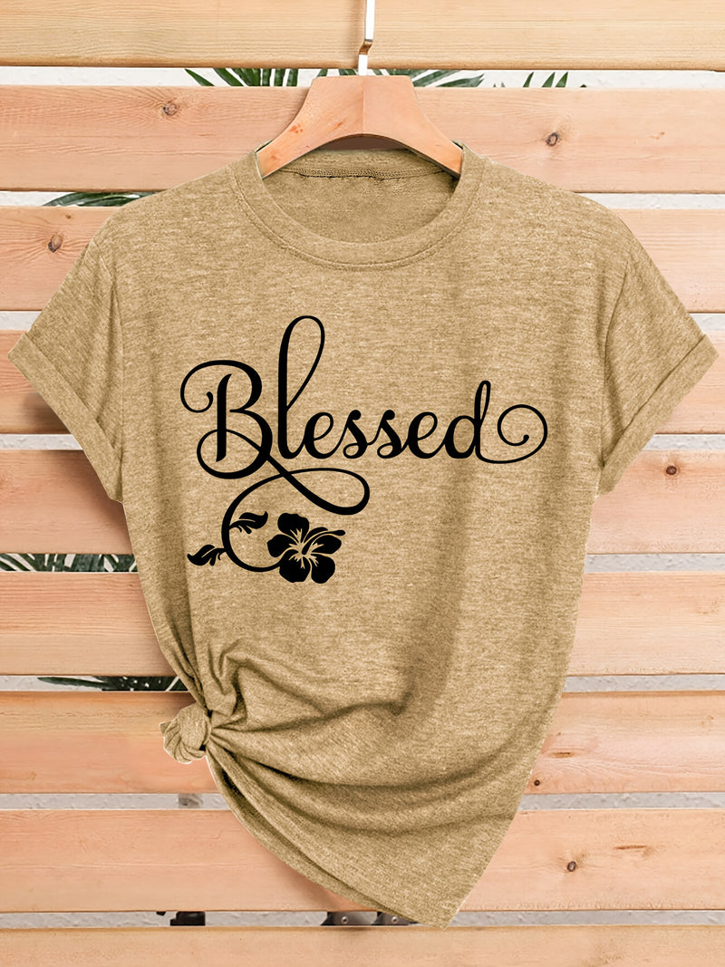 Women's Casual Short Sleeve T-Shirt.