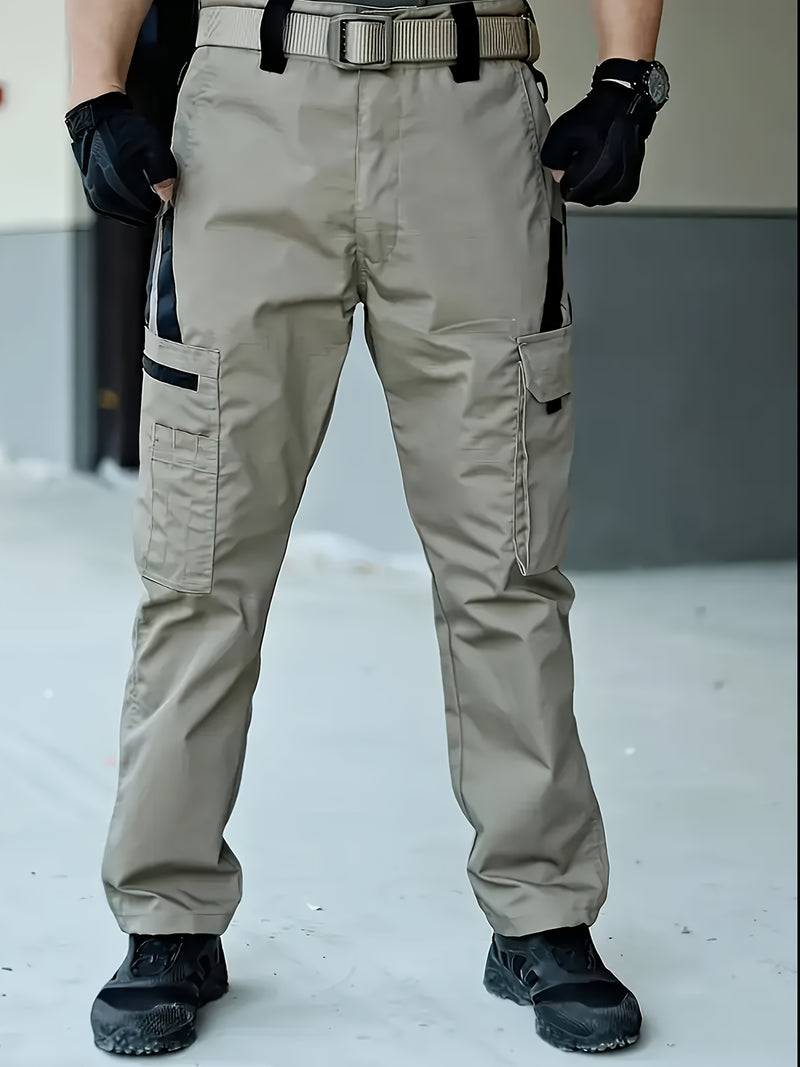Men's Tactical Outdoor Pants - Durable Multi-Pocket Design for Hiking.