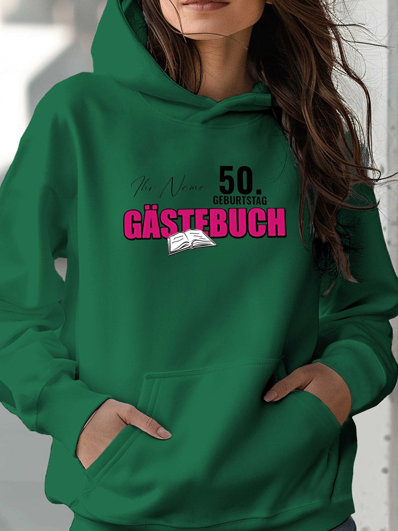 teediy Women'S 50th Birthday Hooded Sweatshirt.