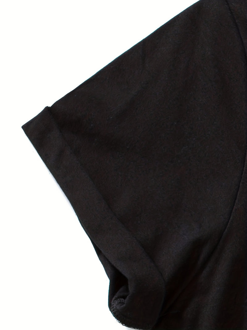 Women's Crew Neck T-Shirt Short-Sleeved.