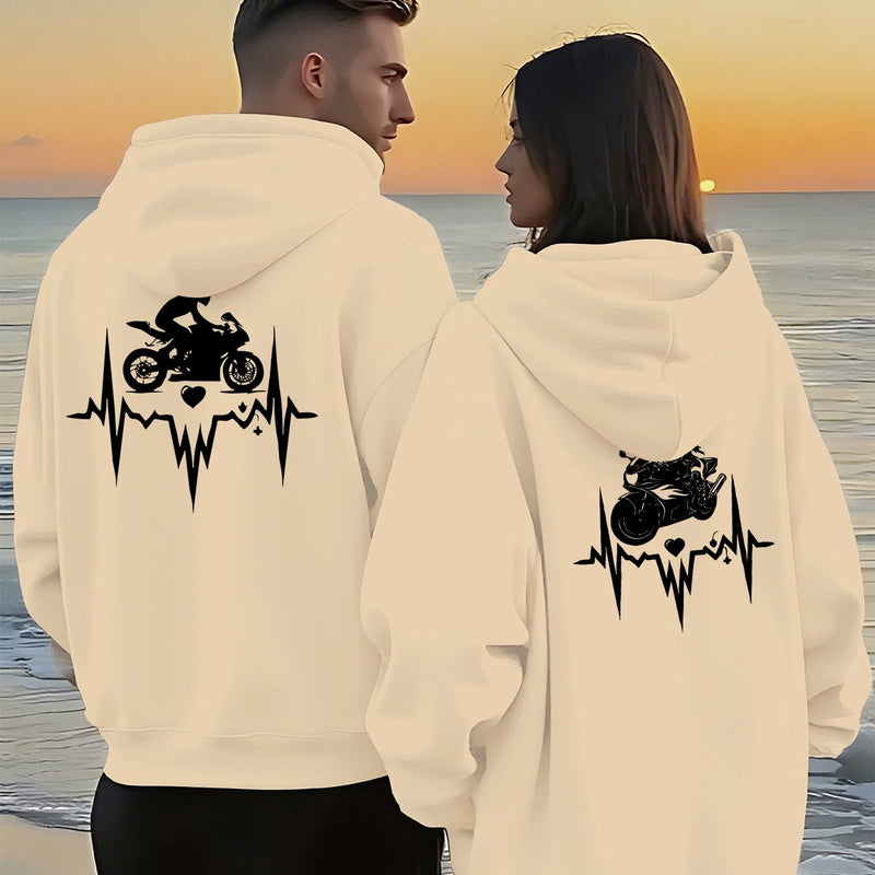 Couple Hoodies in a Casual Style.