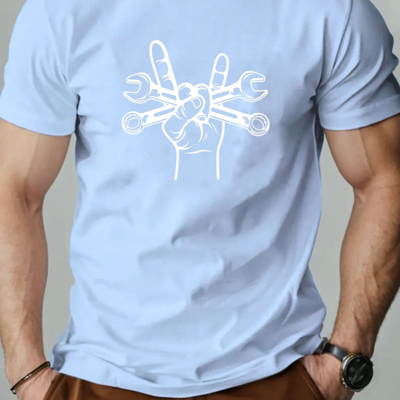 Men's Summer Casual Short-Sleeve T-Shirt.
