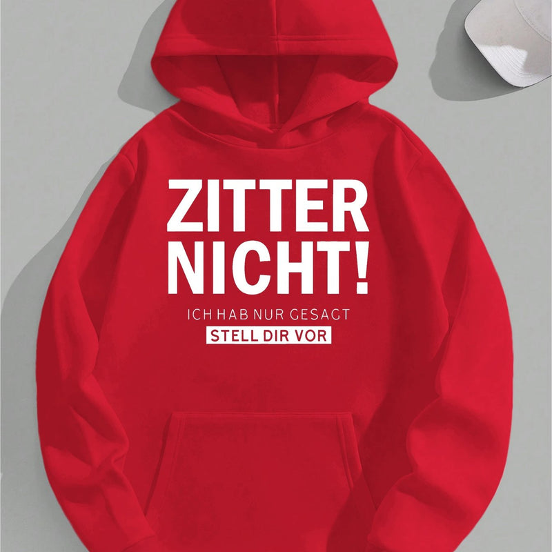 Men's Hooded Sweatshirt Interesting German.