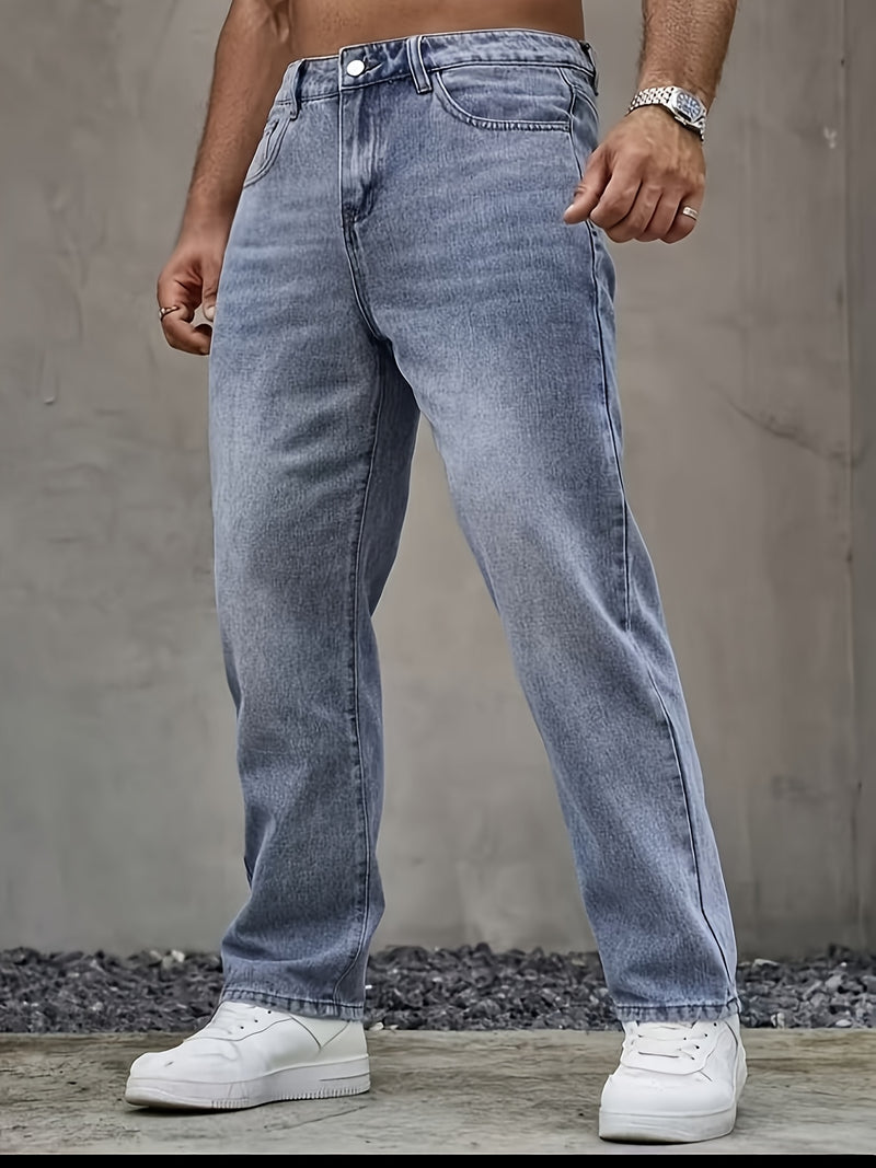 Men's Classic Stretchable Elastic Denim Jeans.