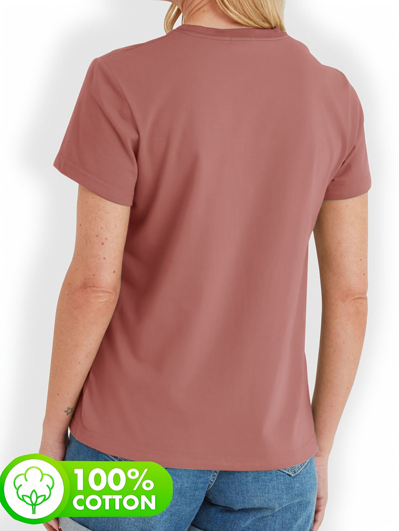 Women’s Short-Sleeve Round Neck T-Shirt.