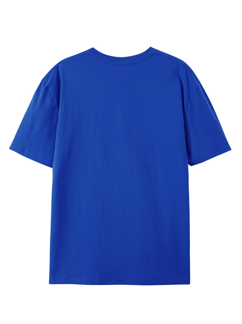 Men's Pure Cotton New Fashion Letter Design Print Casual Short Sleeve.