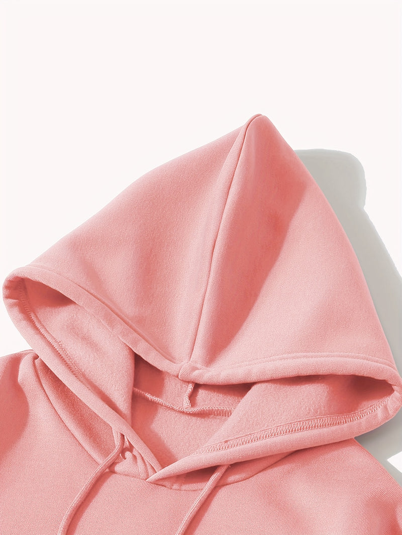 Women's casual hoodie for swear. Fall/winter style with long sleeves.