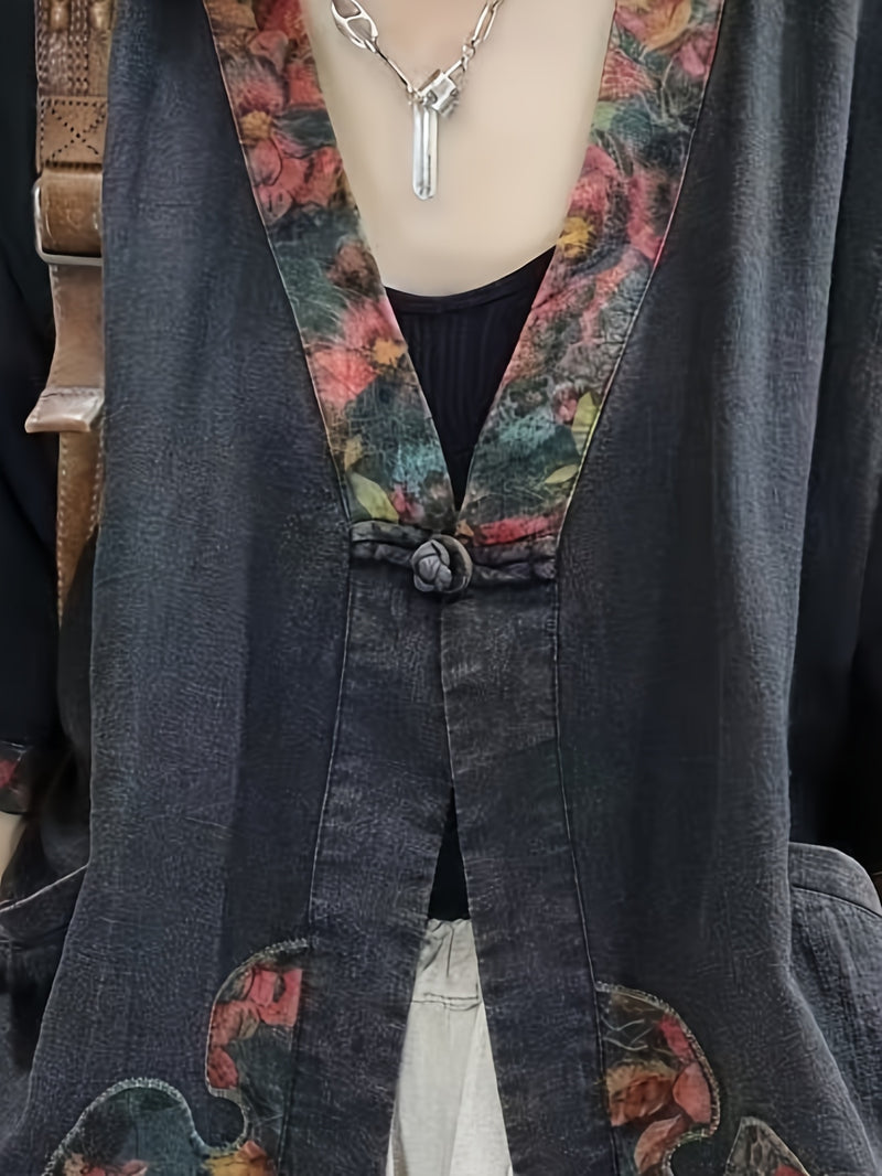 Women’s Spring And Summer Collection Vintage Style Button-Up.