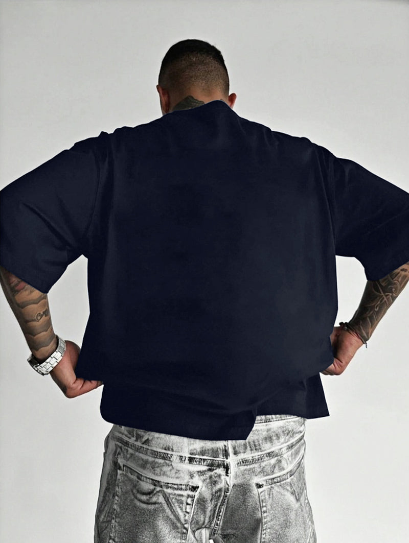 Men'S Fashion Short Sleeve Print T-Shirt.