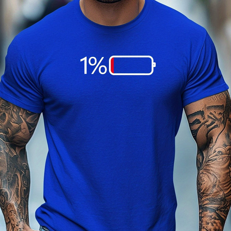 Men's Casual Summer Crew Neck Tee.