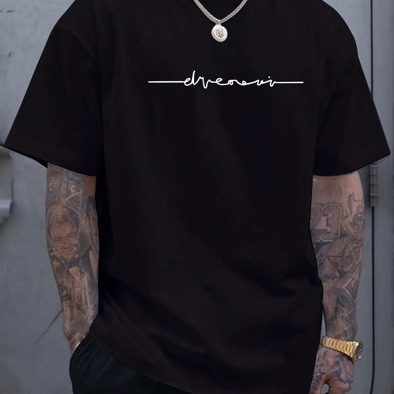 Men's Plus Size Short Sleeve T-Shirt.