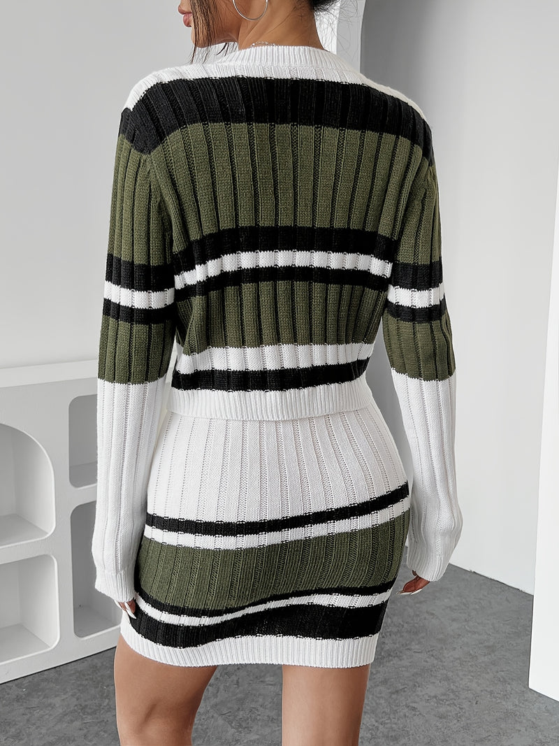 Women’s Two-Piece Set for Spring and Autumn.