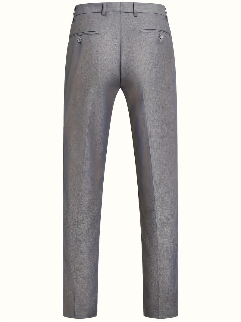 Men's 2pcs Suit, Consisting of a Vest And Dress Pants.
