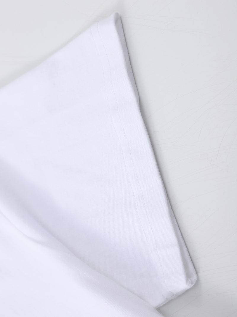 Men's Pure Cotton New Fashion Letter Design Print Casual Short Sleeve.