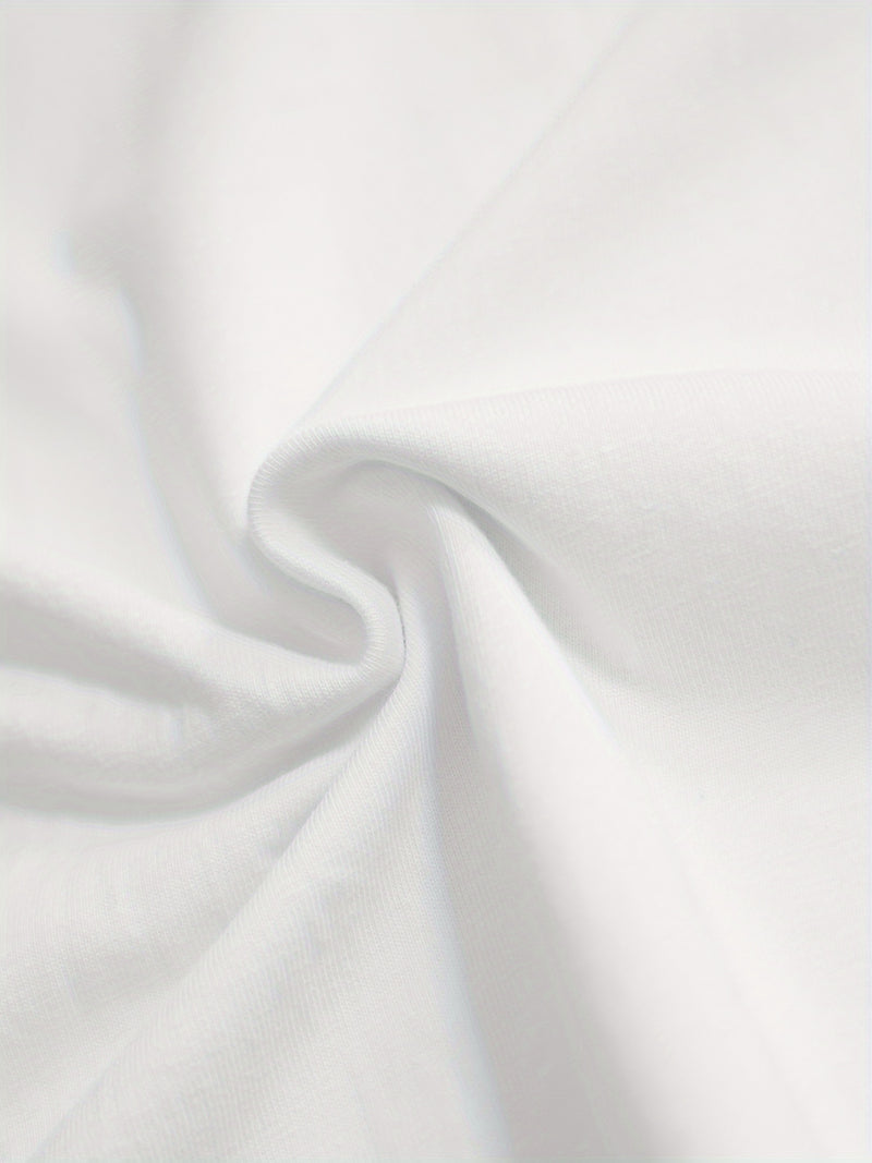 Men's Casual Crew Neck Short T-Shirt.