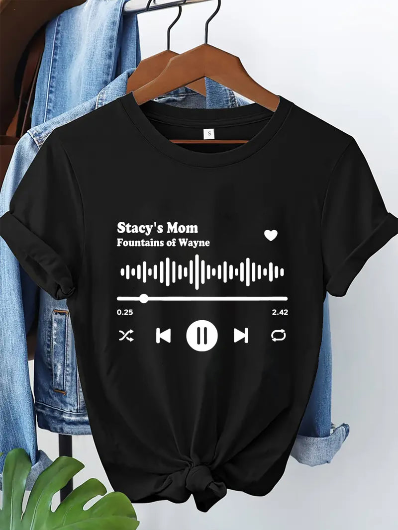 Women’s Custom Music Artist T-Shirt.