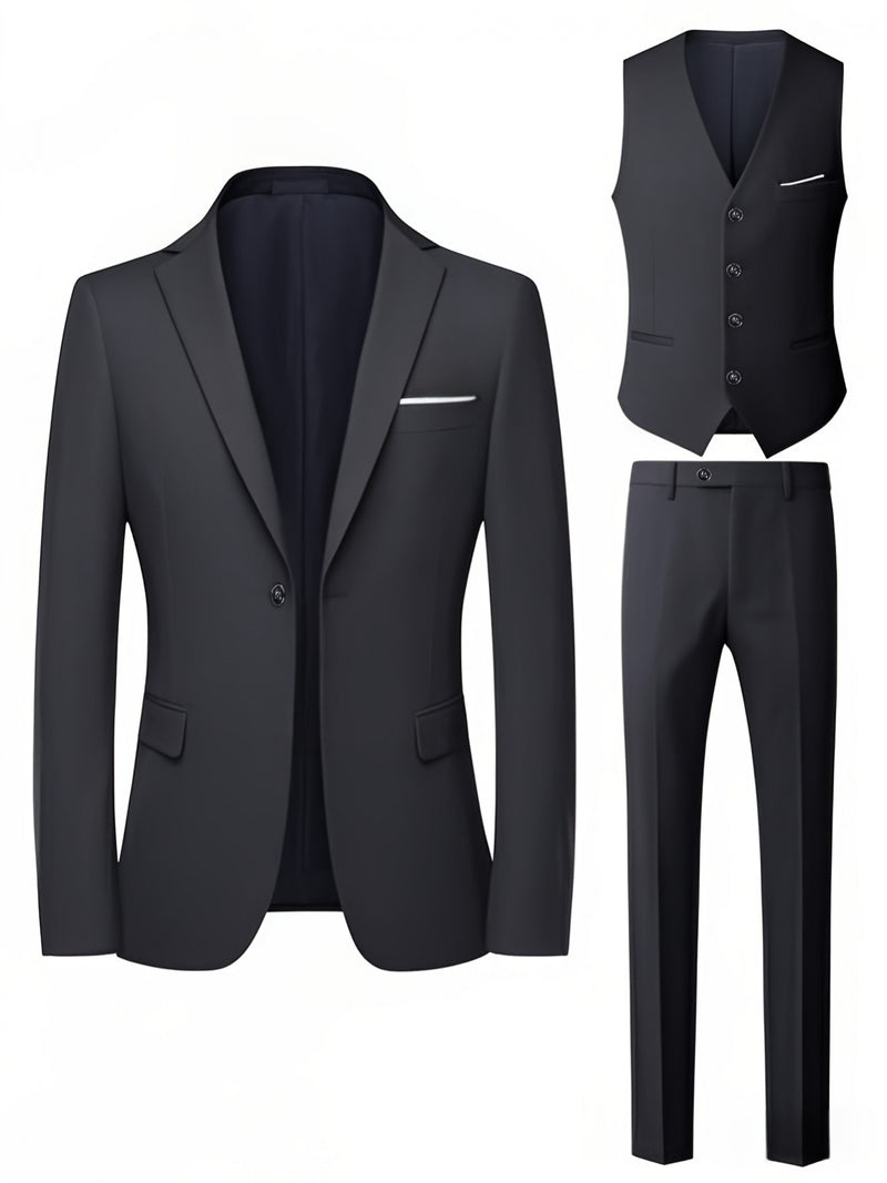 Stylish 3pcs Men's Suit.