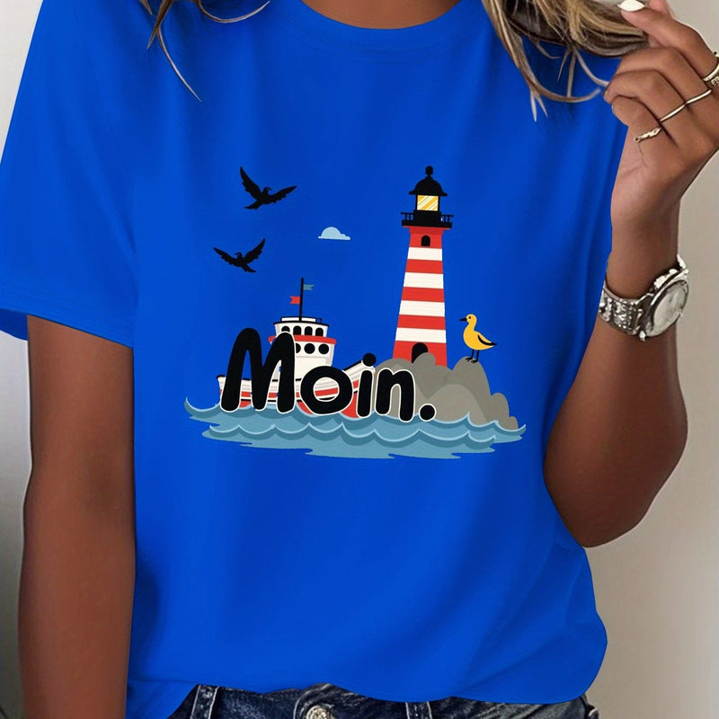 Women’s Casual Short Sleeve T-Shirt.