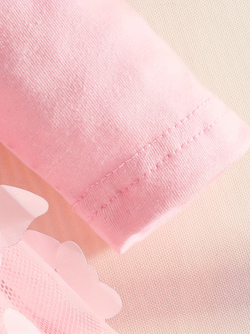 Newborn Baby Girl White Christening Gown Long-Sleeved Dress.