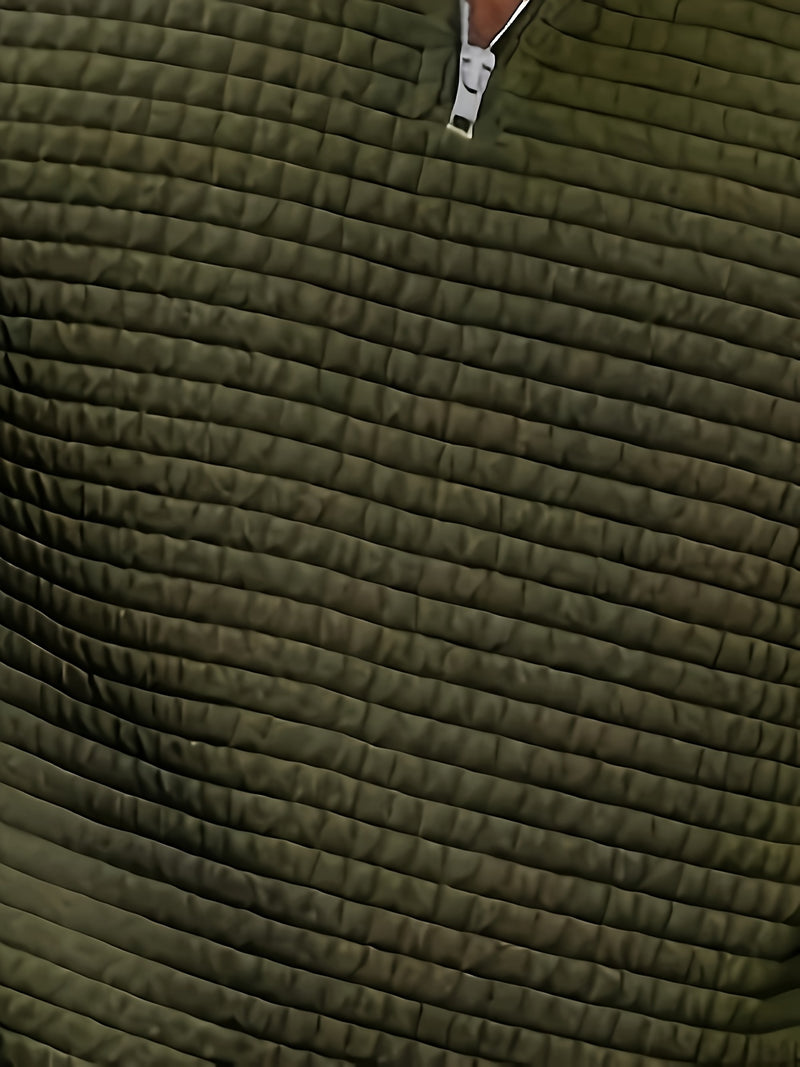 2pcs Men's summer sports set - Waffle Fitness T-shirt and shorts.