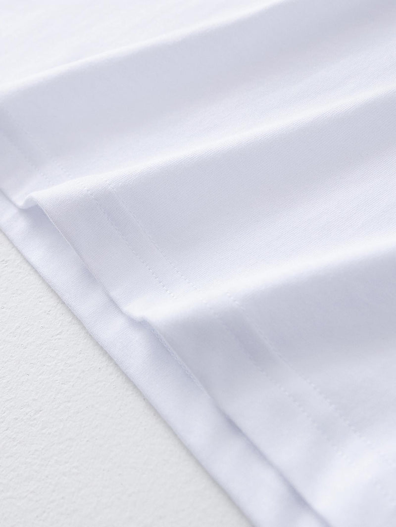 3pcs Men's Cotton T-Shirts - Slim Fit Short Sleeve Crew Neck Summer Tees.