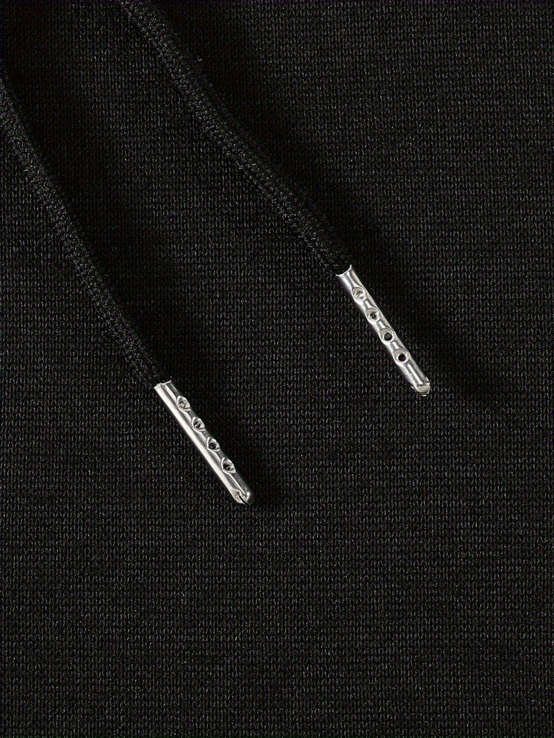 Men's New Stylish Hoodie with a Letter Print.