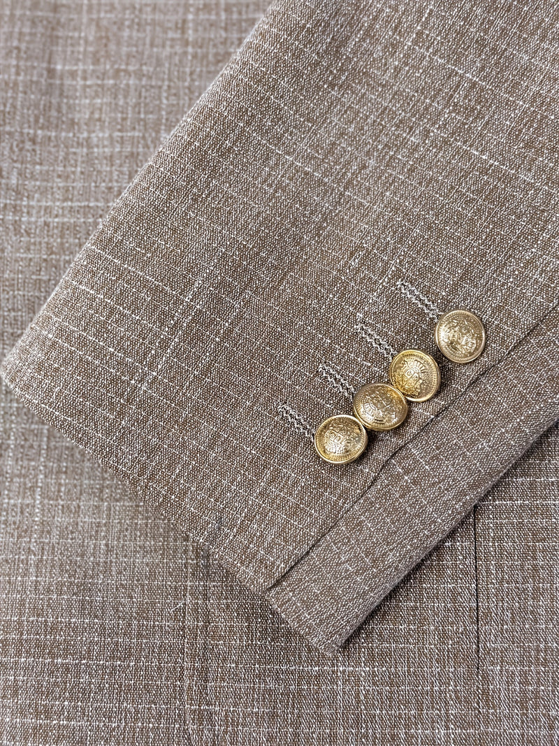 Two-Piece Men's Chinese-Style Suit Set.