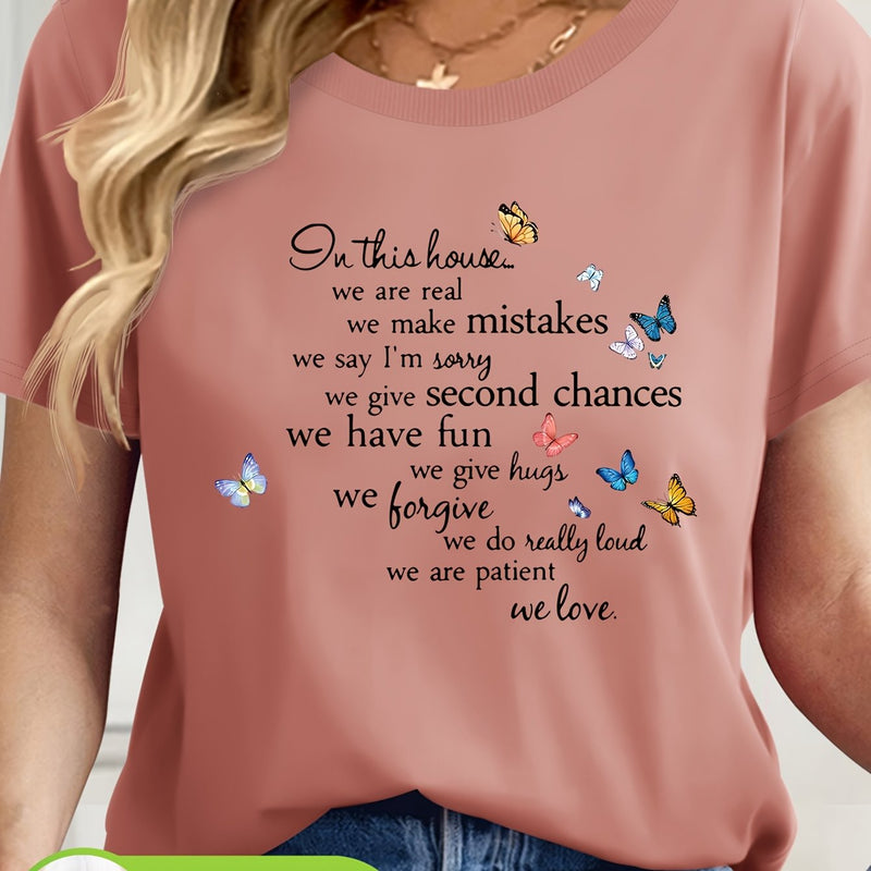 Women’s Casual Short Sleeve T-Shirt.