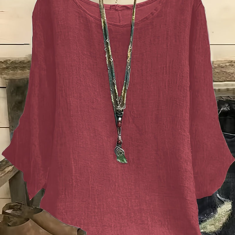 Oversized Casual Women'S T-Shirt.