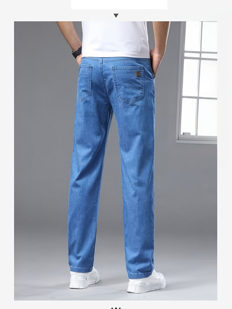 Men’s Ultra-Thin & Super Soft Breathable Summer Stretch Jeans.
