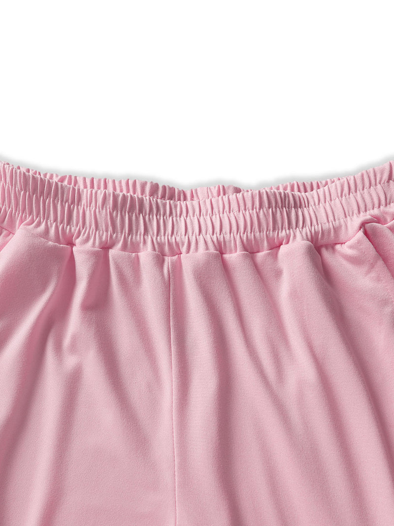 Women's Casual and Versatile T-shirt and Shorts Set.