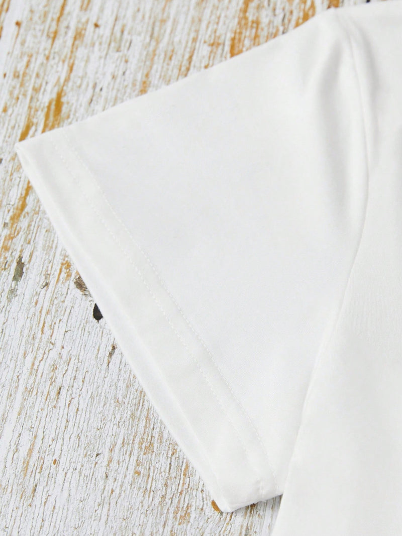 2pcs Set for Women's Daily Commute and Casual Wear in Spring and Summer.