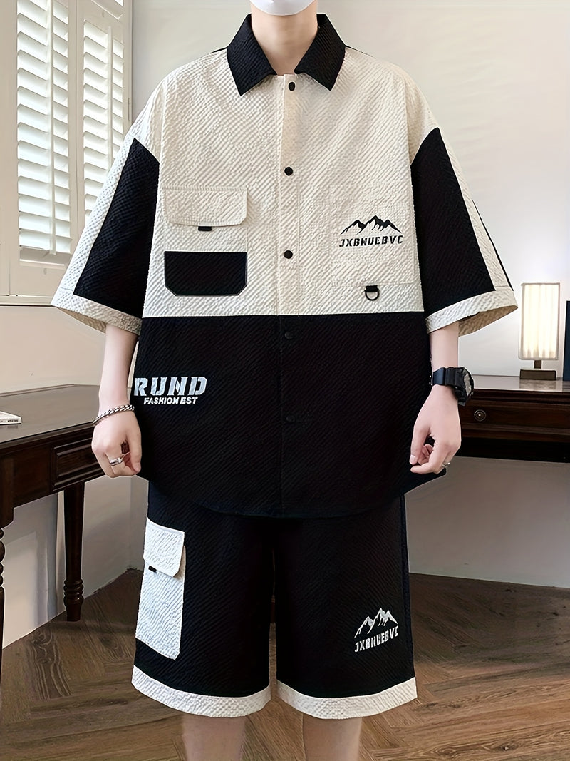 Men's Casual Two-Piece Set for Summer.