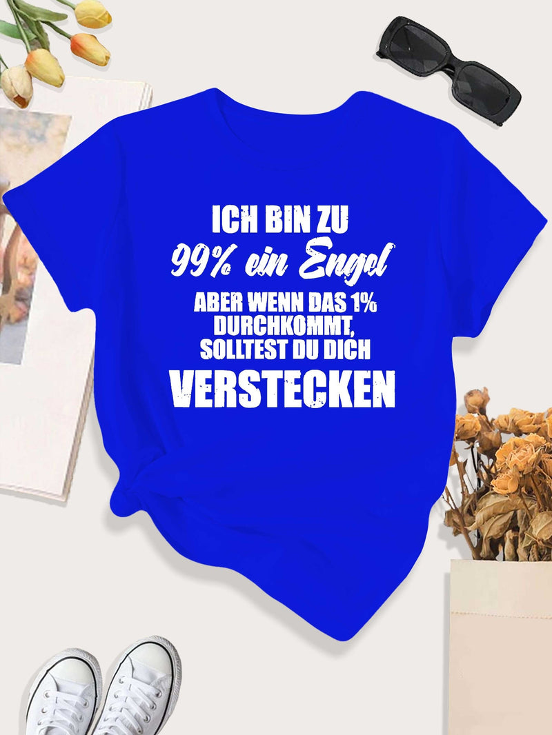 Women's T-Shirt with Short Sleeves.