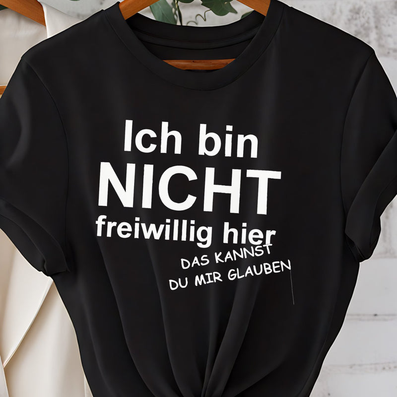 Women's Funny German Saying T-Shirt.
