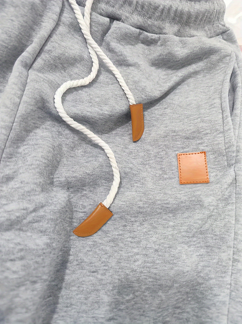 Drawstring Sweatpants Loose Fit Pants Men's Casual Joggers.