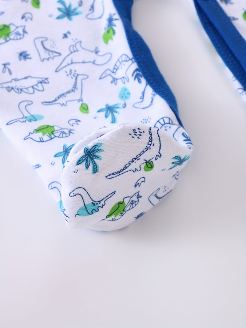 Baby Onesies for Boys, Pure Footed Bodysuits for Autumn And Winter.