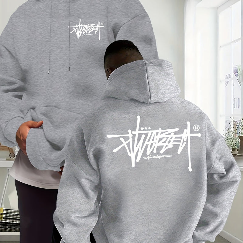 Men's Trendy Autumn-Winter Hooded Sweatshirt.