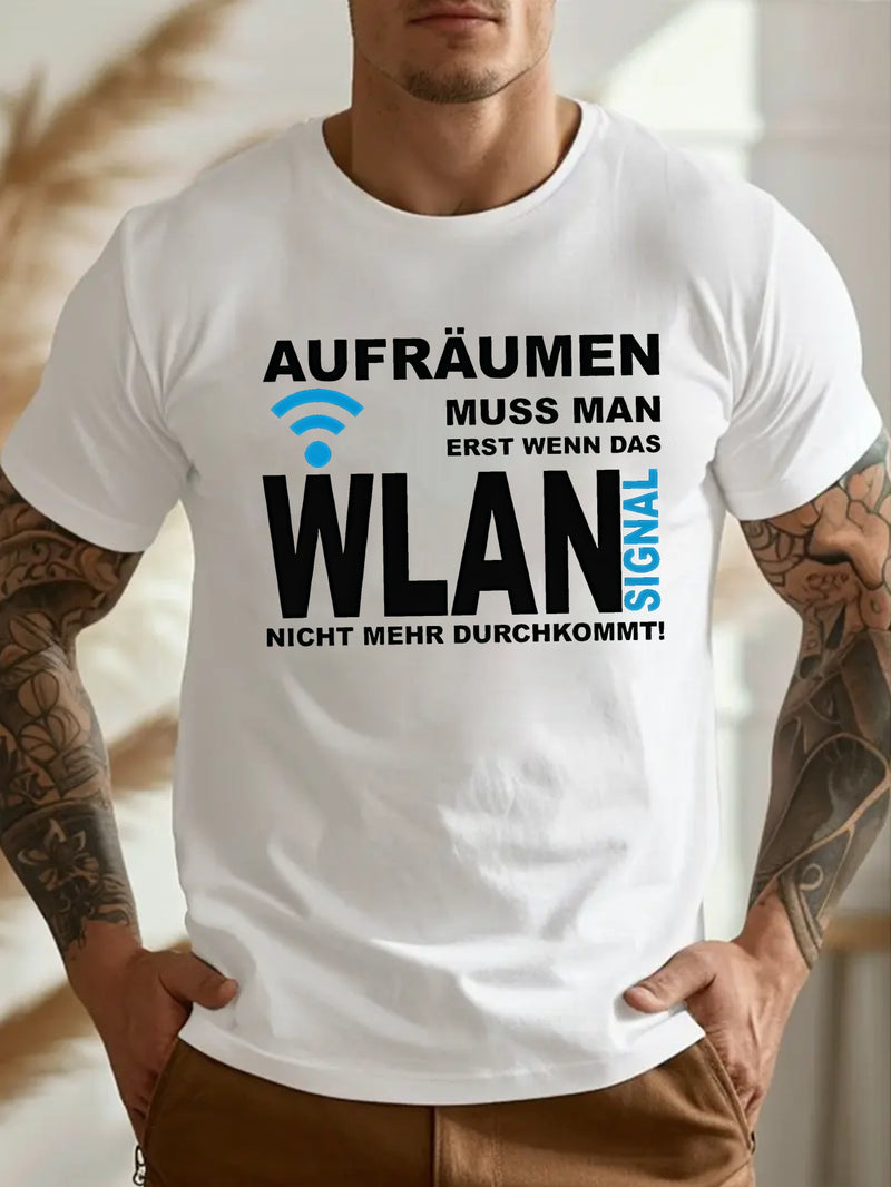 Men’s Fun German Crinkle Plus Size T-Shirt.