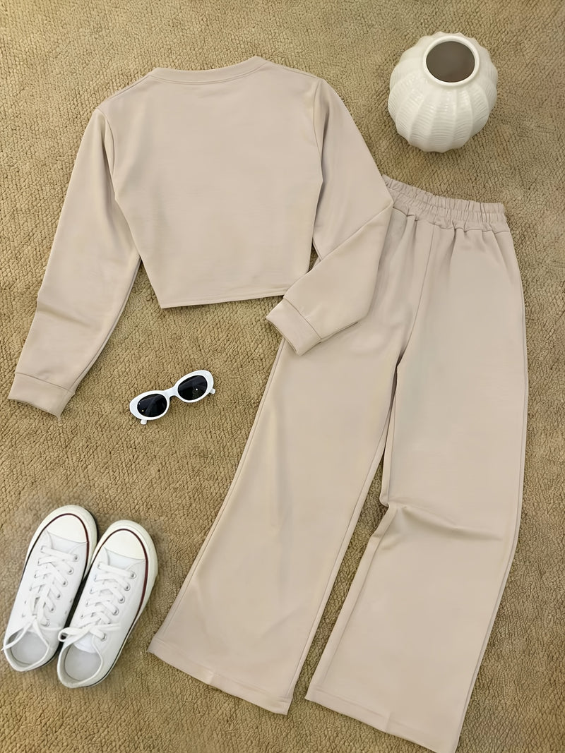 Women's Y2K Casual Elegant Long Sleeve Round Neck.