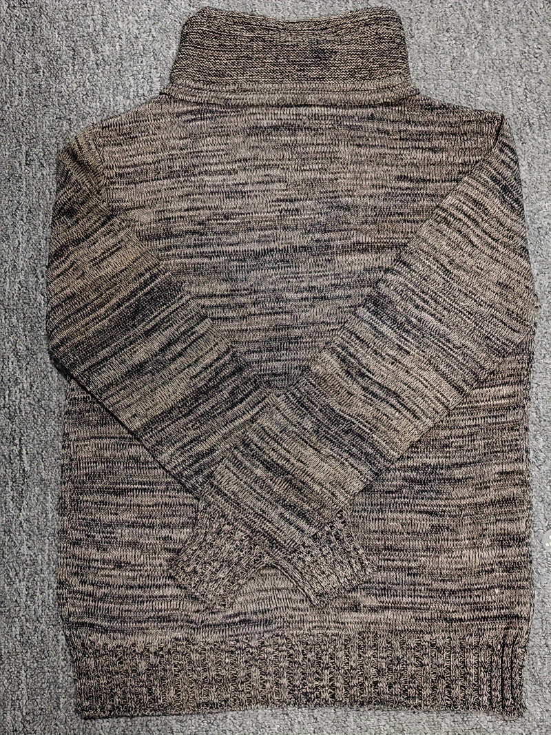 Men's Slim Fit Cable-Knit Sweater.