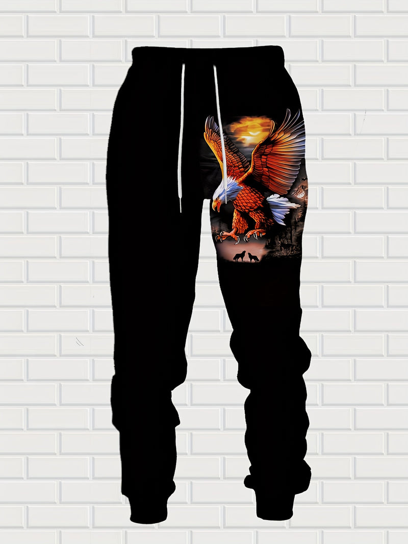 Men's Hoodie and Sweatpants 2pcs Set for Winter.
