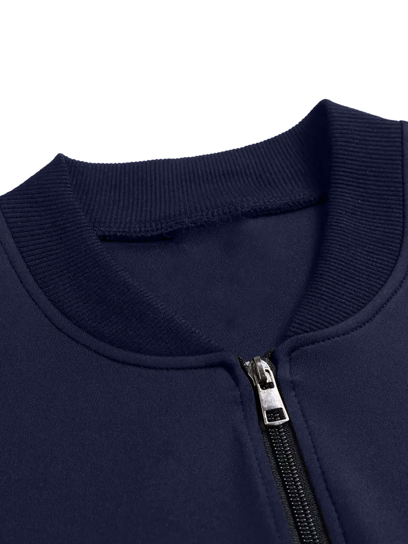 Men's Two-Piece Round Neck Jacket and Pants.