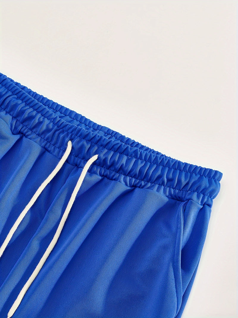 Men's Cuffed Button-tab Trousers, Stylish Sport Casual Pants.